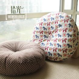 Round floor cushion Material cotton thickening balcony tatami futon Cushion home restaurant club yoga Mat large seat cushion