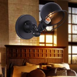 Salon vintage wall lamp Bar Art deco Loft wall sconce E14 Led Wall Lighting white black industria reading light Salon lighting