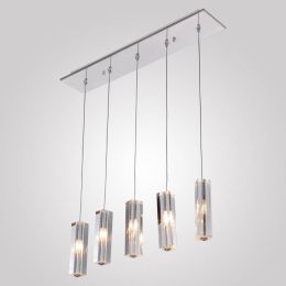 showcase long G4 Led pendant lights crystal Bar lighting led lustre light for living room home deco clear crystal Stair Lighting
