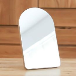 Simple wooden makeup mirror portable dormitory mirror home desktop or wall mounted princess cosmetic mirror for girl mx01111351