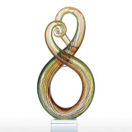 Surround Figurine Glass Figurine Home Decor Animal Ornament Favor Gift Glass Craft Decoration For Home Office