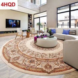 Turkey Imported Round Carpet Parlor Coffee Table Basket Computer Chair Piano Bedroom Study Europe and America Persian Round Blan