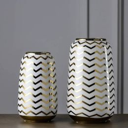 Vase Simple Home Decoration Nordic Modern Living Room Dried Flower Arrangement Flower Arrangement Table Light Luxury Furnishings