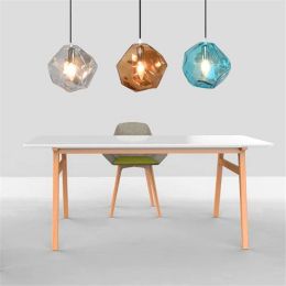 Vintage LED Color Pendant Lights Lighting Glass LED Pendant Lamps Loft Industrial Hanging Lamp Lustre Kitchen Fixtures Luminaire