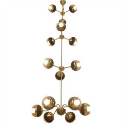 Vintage villa chandelier brass Large Chandelier modern Hotel retro Murano Glass Chandelier staircase Led Ceiling Chandeliers