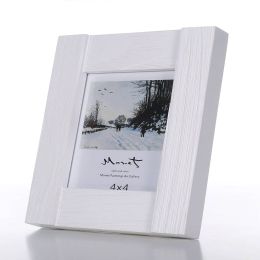 Wood photo frame Real Glass Display Picture Framework Table Top Desktop Display picture frames wall photo frame