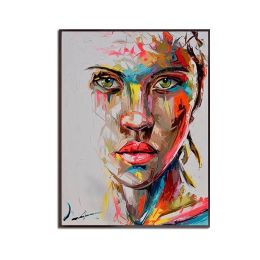 Ha's Art Top Selling Handmade Abstract Oil Painting Wall Art Modern Minimalist Fashion Figure Picture Canvas Home Decor For Living Room Bedroom No Fra (size: 90x120cm)
