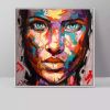 Handmade Francoise Nielly Marilyn Monroe portrait canvas painting Palette knife Face Oil painting wall picture for living room