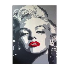 Classical Movie Star Canvas Oil Painting Figure Posters and Cuadros Wall Art Picture for Living Room Home Decoration Unframed (size: 90x120cm)