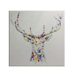Oil Painting Canvas Wall Art for Living Room Modern Art Decor Your Home Stretched Ready to hang (size: 150x150cm)