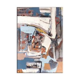 100% Vertical rectangle Modern Art Pure Handmade Wall Decor Canvas Oil Painting Modern Wall Art For Living Room Decor Pieces (size: 100x150cm)