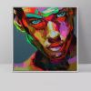 Handmade Francoise Nielly Marilyn Monroe portrait canvas painting Palette knife Face Oil painting wall picture for living room