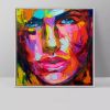 Handmade Francoise Nielly Marilyn Monroe portrait canvas painting Palette knife Face Oil painting wall picture for living room
